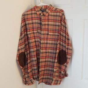 Orange Plaid Polo by Ralph Lauren